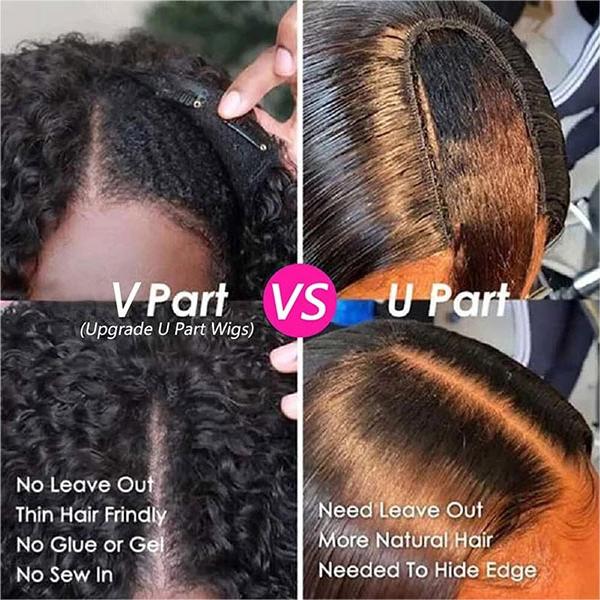 v part wig vs u part wig