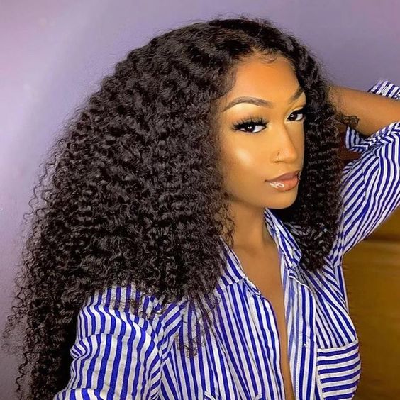30 Inch Wig V Part/Thin Part Kinky Curly Wig