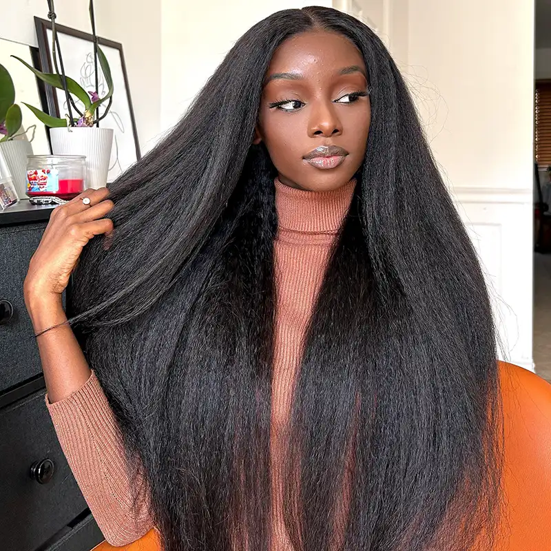 Kinky Straight Wear & Go Glueless Wigs