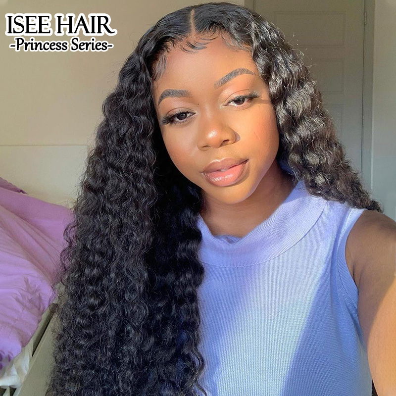 HD Invisible Lace Wig Water Wave Buy Now Pay Later Human Hair Wigs