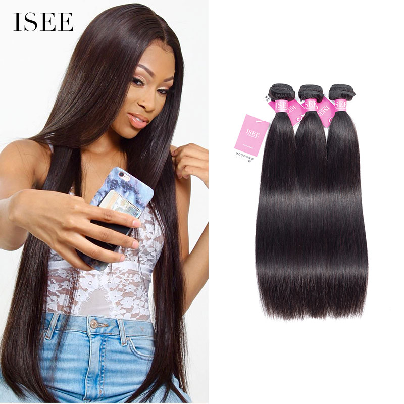 Straight Hair Weaves 10A Grade 100% Human Virgin Hair