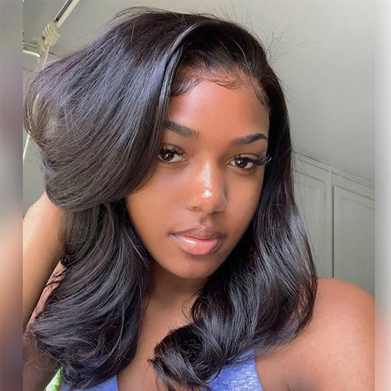 Body Wave Side Part Bob Sew In Wig