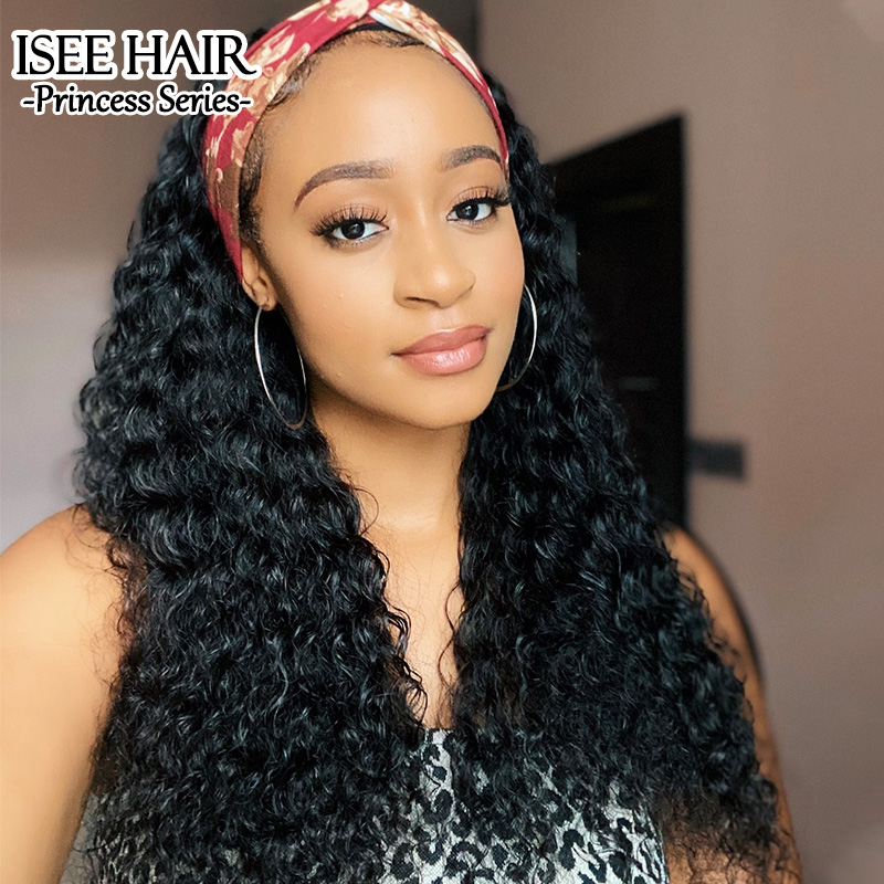 Deep Curly Headband Wig Style