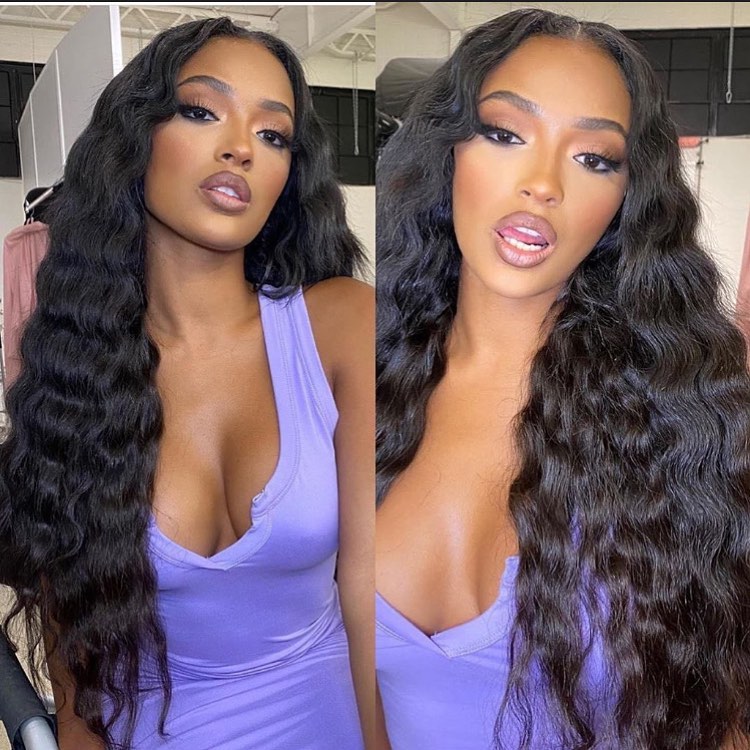 Natural Density Loose Deep Wave Lace Front Wigs