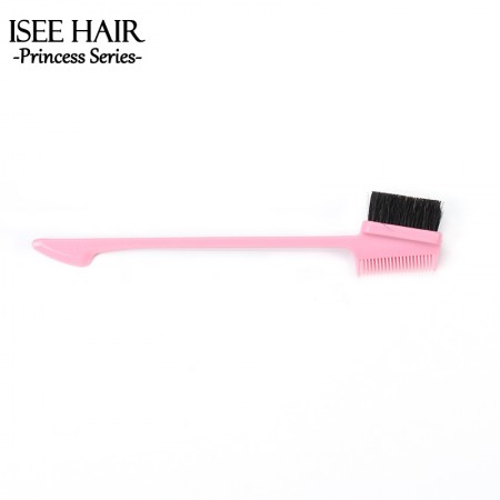 Gentle Edges Double-Sided Brush/Comb, Edge Brush for Baby Hair  ISEEHAIR 