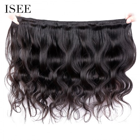 ISEE HAIR unprocessed  Body Wave Bundles 10A Grade 100% Human Virgin Hair