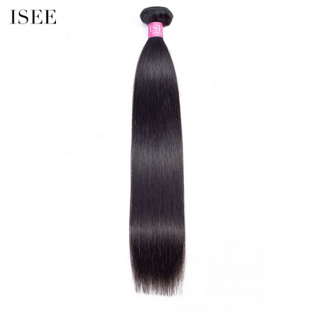 ISEE HAIR 1 Bundles Deal for All Hair Textures, 14A Grade 100% Human Virgin Hair unprocessed Human Hair 1 Bundle Deal