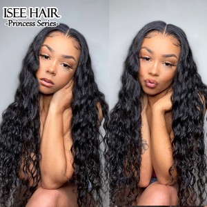 ISEE HAIR Loose Deep 360 Lace Wigs 100% Human Virgin Hair 360 Wigs