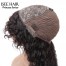 ISEEHAIR Weave Wig Water Wave Fringe Sew In Wig with Bangs