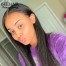 HYPNOTICLAADYY - Silkest Straight Lace Front Wig Preplucked Natural Hairline Brazilian | ISEEHAIR