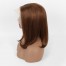 Chestnut Brown Color Straight Short Bob Lace Wig
