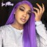 blue and purple hair lace front wig sale
