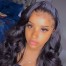 ISEE HAIR Wave Texture Transparent Lace Front Wig, 100% Human Virgin Hair