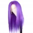 Purple Wig | Silky Straight 13x4 Lace Front Human Hair Wigs for Women,100% Human Hair Colored Wig