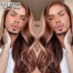 ISEEHAIR TL4/12# Piano Color Highlight Wigs Brown and Blonde Silky Straight Lace Front Wig