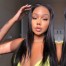 ISEEHAIR Silky Straight Melt HD Lace Closure/Front Wig 