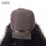 ISEE HAIR Kinky Curly Lace Front Wig,Pre Plucked Natural Hair Liner, 100% Human Virgin Hair Wigs