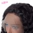 ISEE HAIR Deep Curly Lace Front Wigs 180% Density Natural Human Virgin Hair Wigs