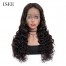 ISEE 150% Density Lace Front Wig Loose Deep Wave, 100% Human Virgin Hair Loose Deep Wave