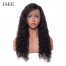 ISEE HAIR Water Wave Full Lace Wig,Pre Plucked Natural Hair Liner, 100% Human Virgin Hair Wigs