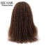 ISEE HAIR #4 Color Kinky Curly Headband Wig 100% Human Hair Color Wig