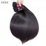 ISEE HAIR 14A Grade 100% Human Virgin Hair Straight Hair 3 Bundles with Closure Deal