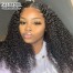 ISEE HAIR New Arrival Kinky Curly Lace Closure Wig Real Human Hair Glueless Wigs