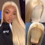 #613 Blonde Straight Lace Wig 200% Density Human Virgin Hair Colored Wigs | ISEE HAIR