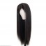 ISEE HAIR Transparent Lace Front Wig, Slkin Melt Lace 100% Human Virgin Hair Straight Hair Wig