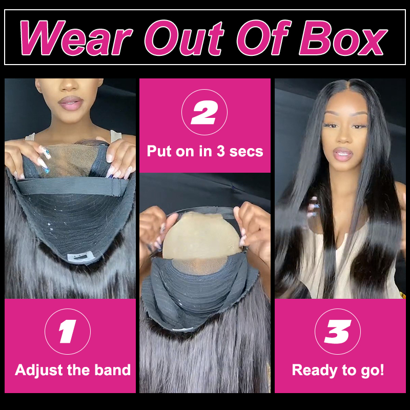 image on how to put on lace front wig