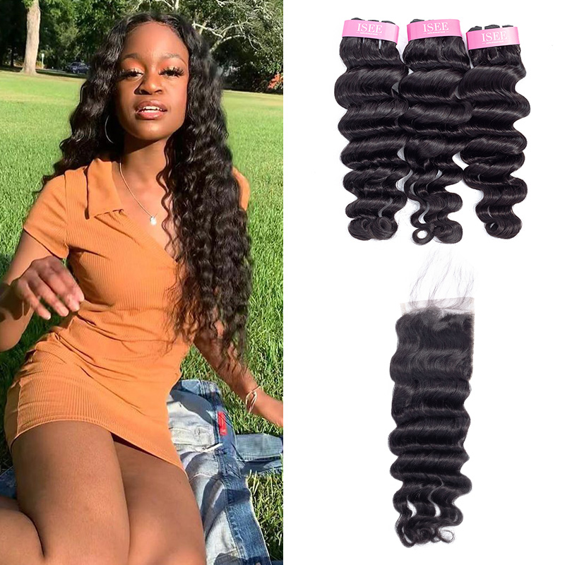 Hollywood Wave Buy Now Pay Later 3/4 Bundles with Closure