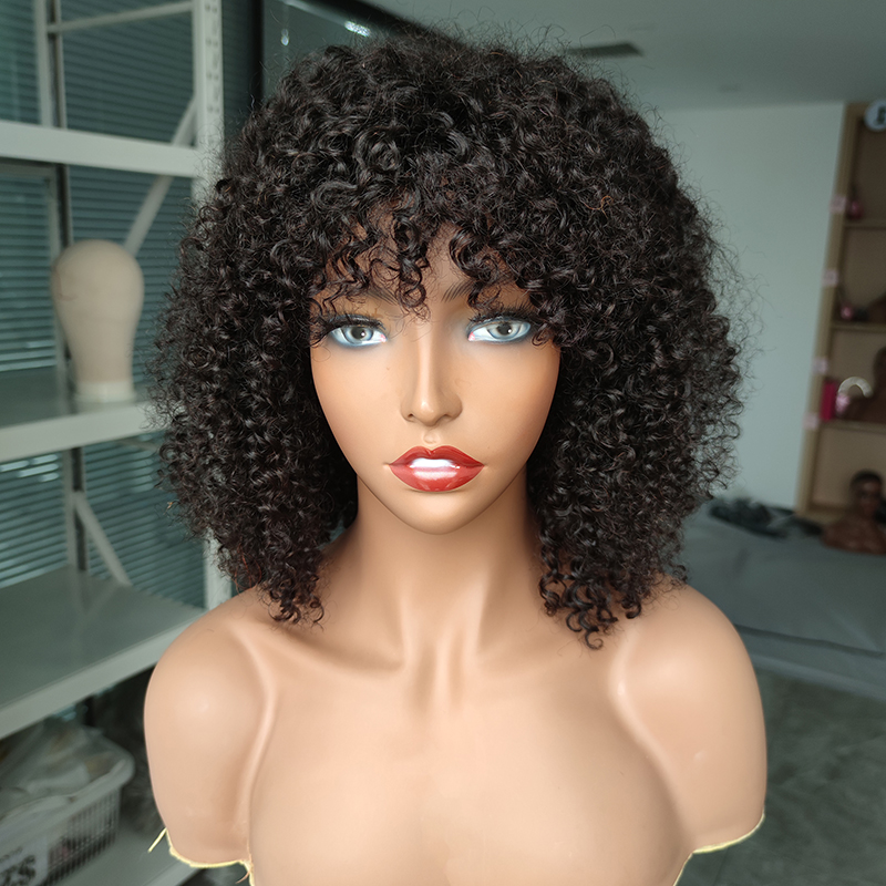 Bob Weave Wig with Bangs hairstyle