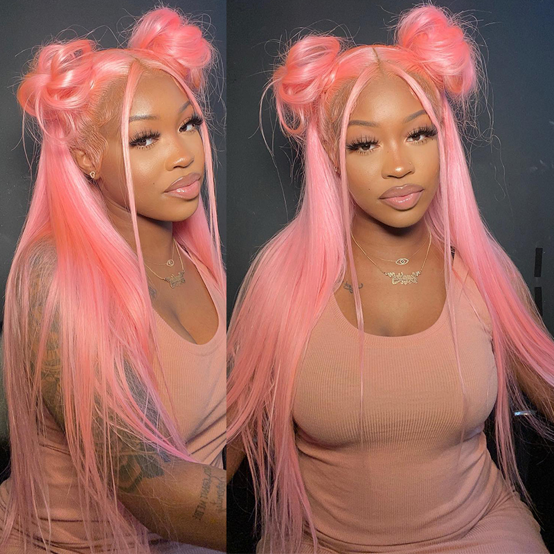 pink wig Halloween costume