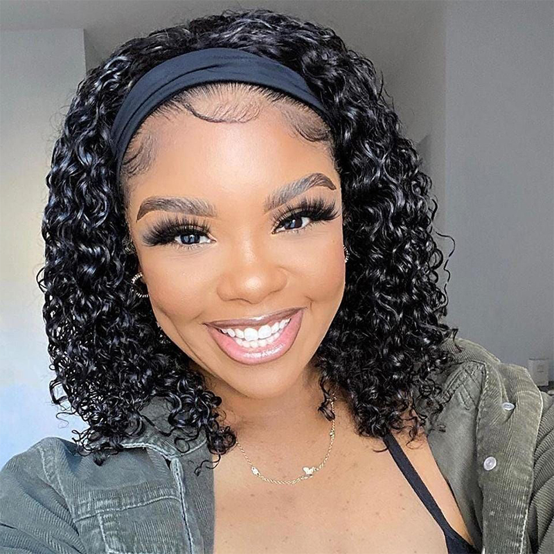 Curly Short Headband Wig Styles