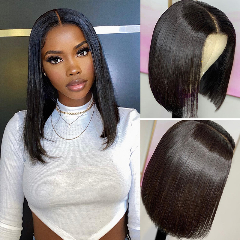 Silky Straight Wear & Go Bob Wigs