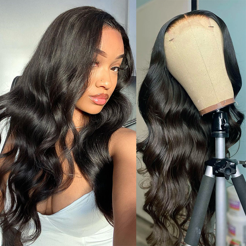 26 Inch Body Wave Lace Closure Wig