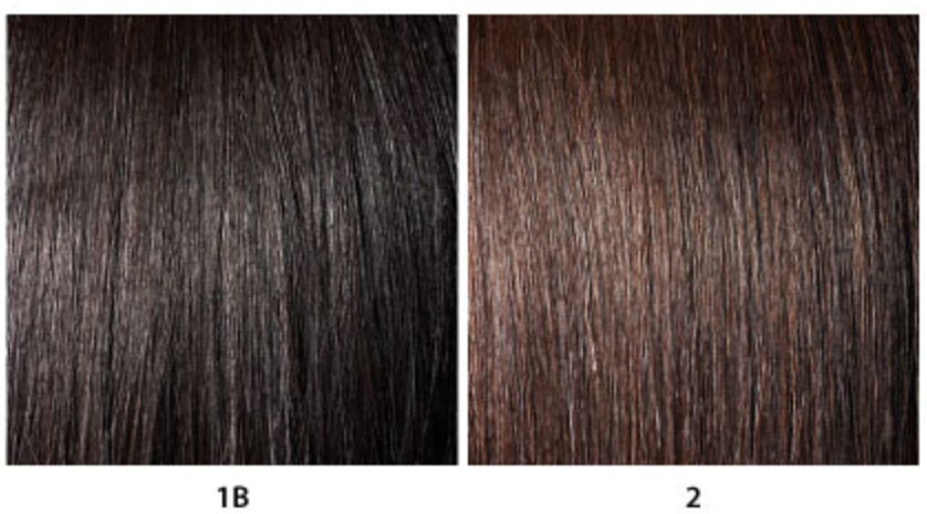 1b hair color vs 2 hair color
