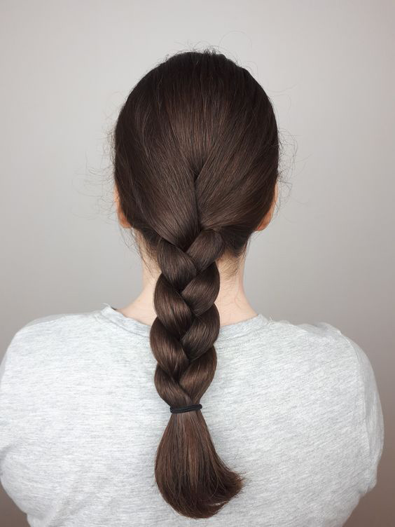 3 strand braid hair