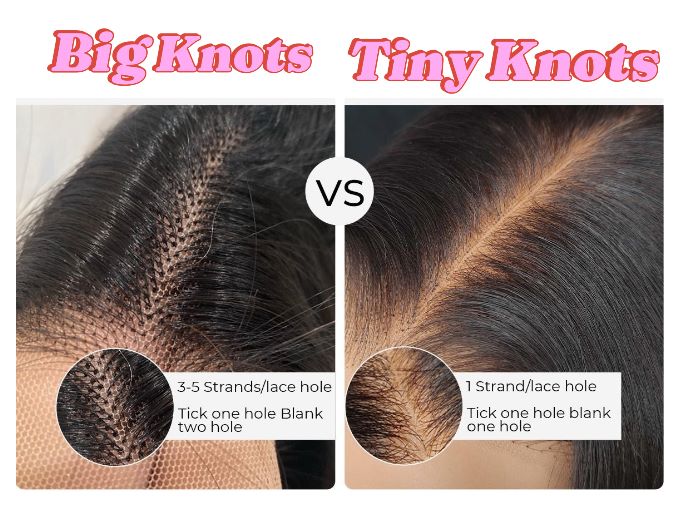 big knots vs tiny knots