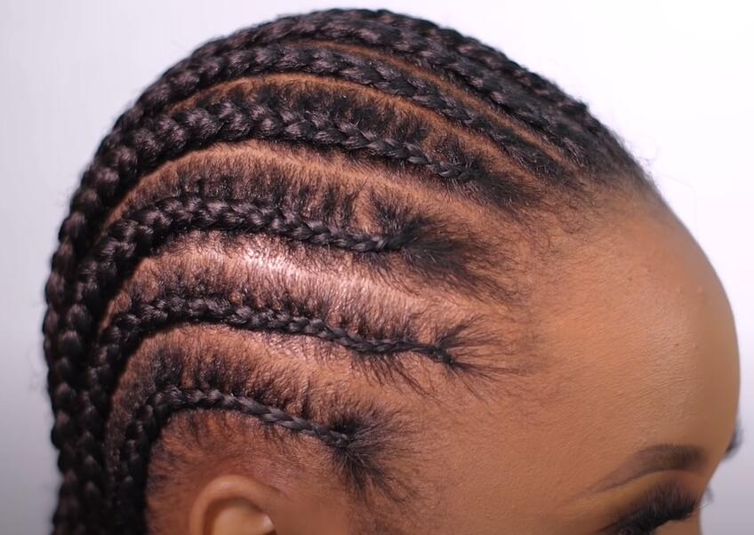 Braid cornrow How To Melt Lace Wig