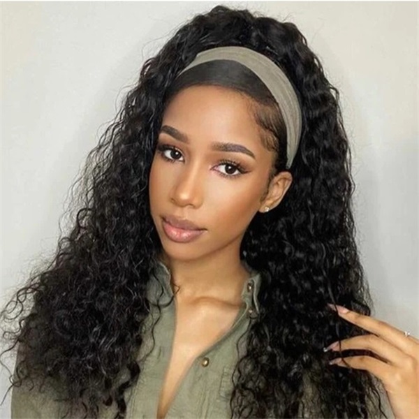 Headband Water Wave wig