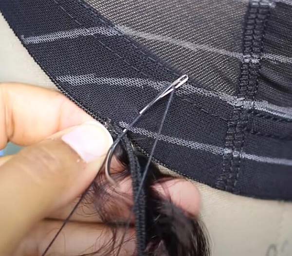 How to Make A Wig hand sewn in a wig