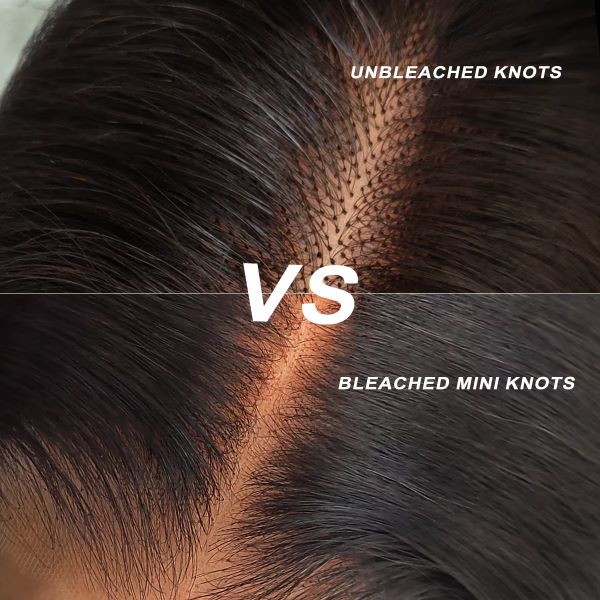 unbleached knots vs bleached mini knots