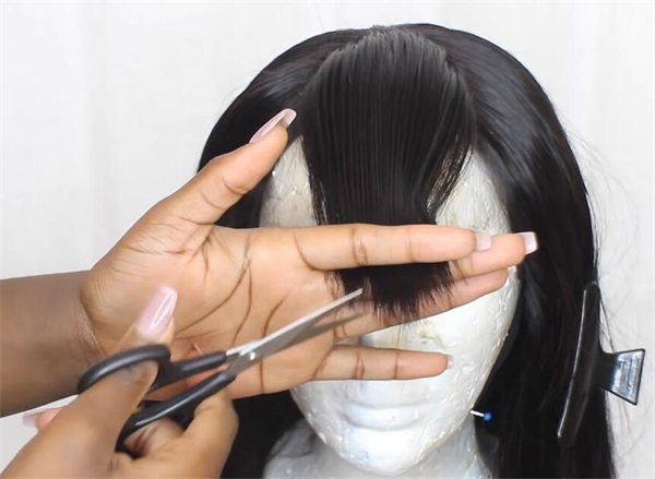 How To Cut Bangs On A Human Hair Wig
