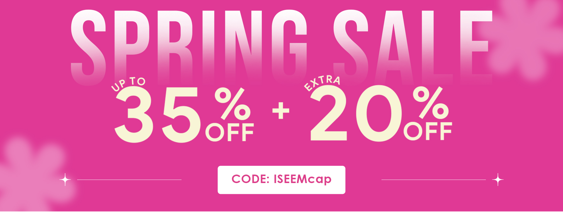 ISEE Spring Sale