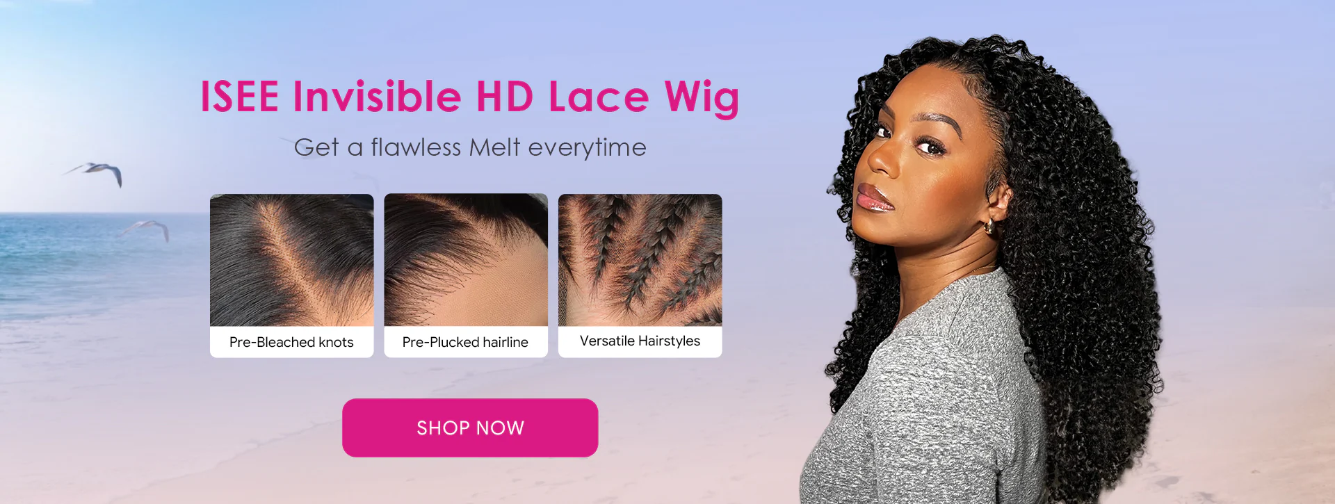 ISEE Travel Season Sale HD Lace Wig