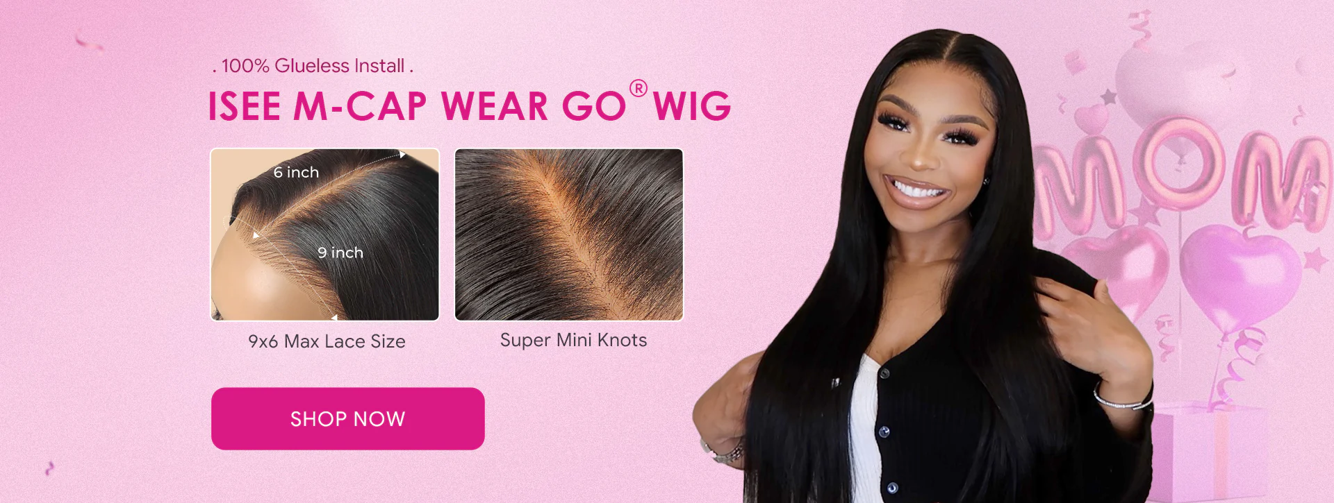 ISEE Mother's Day Sale M-Cap Wig